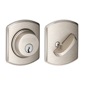 Schlage B60GRW Greenwich Single Cylinder Grade 1 Deadbolt