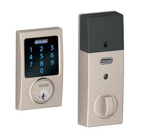 Schlage BE468ZP CEN Century Connect Electronic Touchscreen Deadbolt with Z-Wave Plus Technology