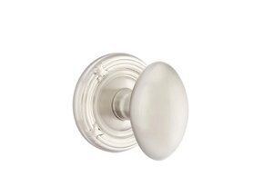 Emtek Egg 81 Brass Classic Passage Knobset