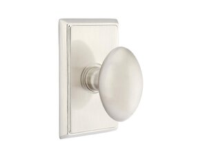 Emtek Egg 82 Brass Classic Privacy Knobset