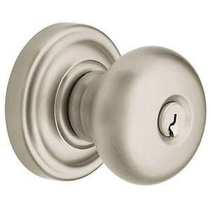 Baldwin 5206.ENTR Estate Classic Keyed Entry Knobset with Emergency Exit Function for 2-1/4 Inch Thick Doors