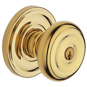 Baldwin 5211.FD Estate Colonial Full Dummy Knobset for 2-1/4 Inch Thick Doors