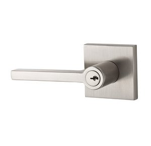Baldwin EN.SQU.CSR Reserve Square Keyed Entry Leverset with Contemporary Square Rosette