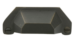 Emtek 86051 Sandcast Bronze Bin Pull 3 Inch Center-to-Center