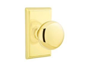 Emtek Providence 8221 Privacy Knobset with Rectangular Rosette