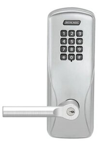 Schlage Electronic CO100CY40KPBRW Standalone Electronic Cylindrical Privacy Lock with Keypad and Broadway Lever