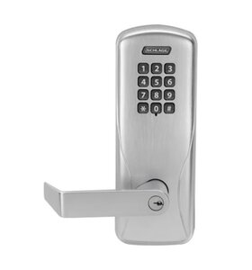 Schlage Electronic CO100CY70KPRHO Standalone Electronic Cylindrical Classroom / Storeroom Lock with Keypad and Rhodes Lever