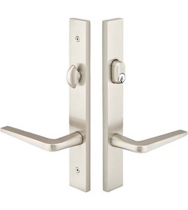 Emtek 14A1 Modern Brass 11 Inch Keyed Multi Point Lock Trim