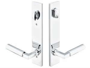 Emtek 17B1 Modern Brass 10 Inch Keyed Multi Point Lock Trim