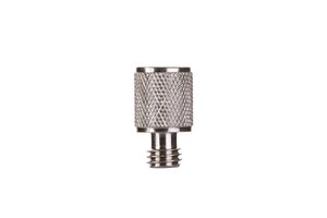 Emtek 97255 Solid Brass Knurled Tip Hinge Finial for 3-1/2 Inch x 3-1/2 Inch Solid Brass Heavy Duty or Ball Bearing Hinges