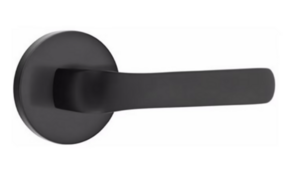 Emtek Spencer 5207 Brass Modern Privacy Leverset with Modern Rosette for Left Handed Doors