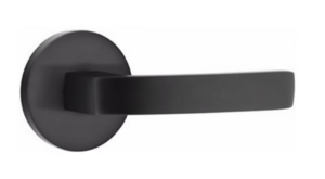 Emtek Breslin 5109 Brass Modern Passage Leverset with Disk Rosette for Left Handed Doors