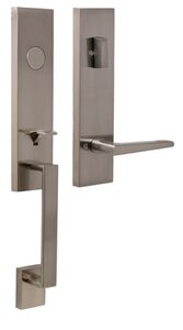 Weslock 2875 Leighton Transitional Collection Full Dummy Handleset with Philtower Lever