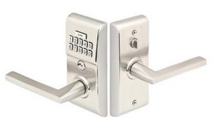 Emtek E2020 Modern Brass Electronic Keypad Leverset