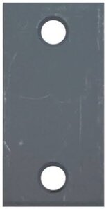 Don-Jo EF161TG 1-1/8" x 2-1/4" 161 Cut Out Thin Gauge Filler Plate