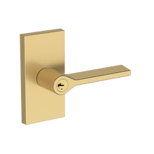 Baldwin EN.ANA.CFR.SMC Reserve Anaheim Hills Keyed Entry Leverset with Contemporary 5 Inch Rosette SmartKey C Keyway