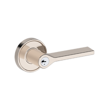 Baldwin EN.ANA.RRR.SMC Reserve Anaheim Hills Keyed Entry Leverset with Recessed Round Rosette SmartKey C Keyway