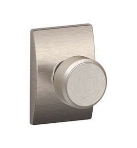 Schlage F170BWE/CEN Bowery Single Dummy Knob with Century Decorative Rosette
