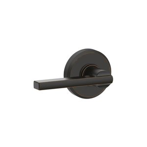 Schlage F10LAT/GSN Latitude Passage Leverset with Greyson Decorative Rosette