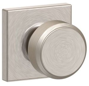 Schlage F10BWE/COL Bowery Passage Knobset with Collins Decorative Rosette