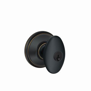 Schlage F51SIE Siena Keyed Entry Knobset