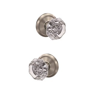 Schlage Custom FC172ALX/ALD Alexandria Dummy Knobset with Alden Decorative Rosette (2 Single Dummies)
