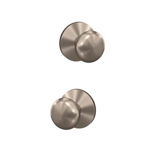 Schlage Custom FC172PLY/KIN Plymouth Dummy Knobset with Kinsler Decorative Rosette (2 Single Dummies)