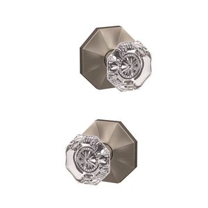 Schlage Custom FC21ALX/RWD Alexandria Passage/Privacy Knobset with Rosewood Decorative Rosette