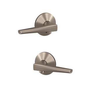 Schlage Custom FC21ELR/KIN Eller Passage/Privacy Leverset with Kinsler Decorative Rosette