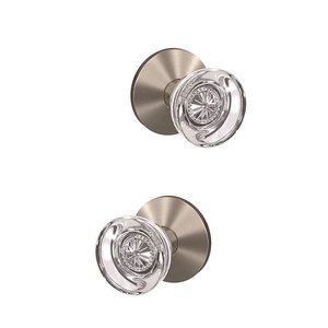 Schlage Custom FC21HOB/KIN Hobson Passage/Privacy Knobset with Kinsler Decorative Rosette