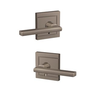 Schlage Custom FC21LAT/ULD Latitude Passage/Privacy Leverset with Upland Decorative Rosette