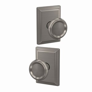 Schlage Custom FC21OFM/GDV Offerman Passage/Privacy Knobset with Grandville Decorative Rosette