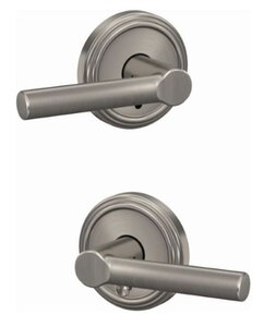 Schlage Custom FC21BRW/IND Broadway Passage/Privacy Leverset with Indy Decorative Rosette