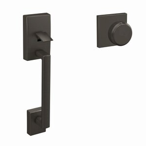 Schlage Custom FC285 CEN/BWExCOL Century Lower Handleset with Bowery Knob &amp; Collins Rosette
