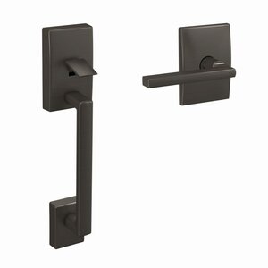 Schlage Custom FC285 CEN/LATxCEN Century Lower Handleset with Latitude Lever &amp; Century Rosette