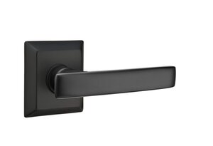 Emtek Geneva 8531 Full Dummy Leverset with Quincy Rosette