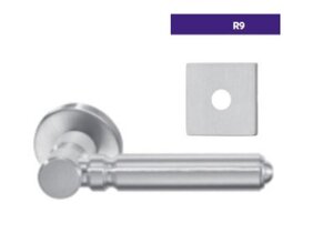 ASSA Abloy Accentra GTR9RL255S Single Dummy Surface Mounted with GT Lever and R9 Rose