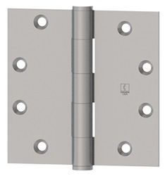 Hager 1191 4-1/2" x 4-1/2" Full Mortise Five Knuckle Standard Weight Plain Bearing Hinge (Sold Each) * Non-Returnable *