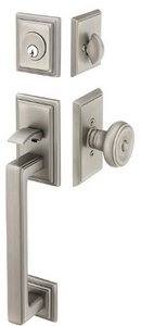 Emtek 4223 Hamden Sectional Double Cylinder Handleset