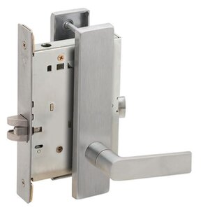 Schlage L9010 01L Passage Latch Mortise Lock with 01 Lever and L Escutcheon