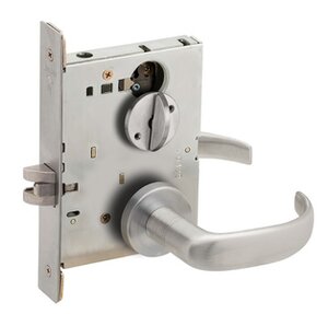 Schlage L9040 17B Bath/Bedroom Privacy Mortise Lock with 17 Lever and B Rose
