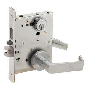 Schlage L9453P 06A Entry/Office with Deadbolt Mortise Lock with 06 Lever and A Rose