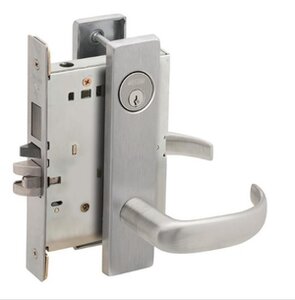 Schlage L9453P 17L Entry/Office with Deadbolt Mortise Lock with 17 Lever and L Escutcheon