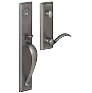 Baldwin M504.RENT Estate Cody Full Escutcheon Single Cylinder Mortise Handleset for Right Handed Doors