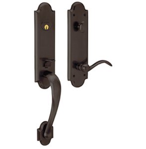 Baldwin M512.RENT Estate Boulder Single Cylinder Mortise Handleset for Right Handed Doors
