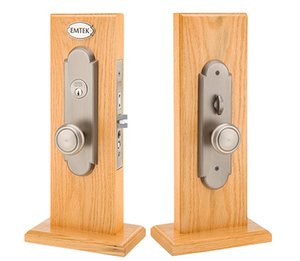 Emtek 3543 Charleston Single Cylinder Mortise Entry Set