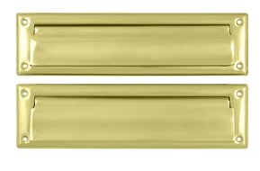 Deltana MS212U 13-1/8 Inch x 3-5/8 Inch Mail Slot with Interior Flap