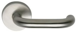 Omnia 10PR Stainless Steel Privacy Leverset