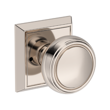 Baldwin PV.BRE.CHR Reserve Bremerton Privacy Knobset with Chamfered Square Rosette