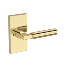 Baldwin PV.LKF.CFR Reserve Lake Forest Privacy Leverset with Contemporary 5 Inch Rosette
